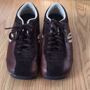 Brown Skechers sneakers